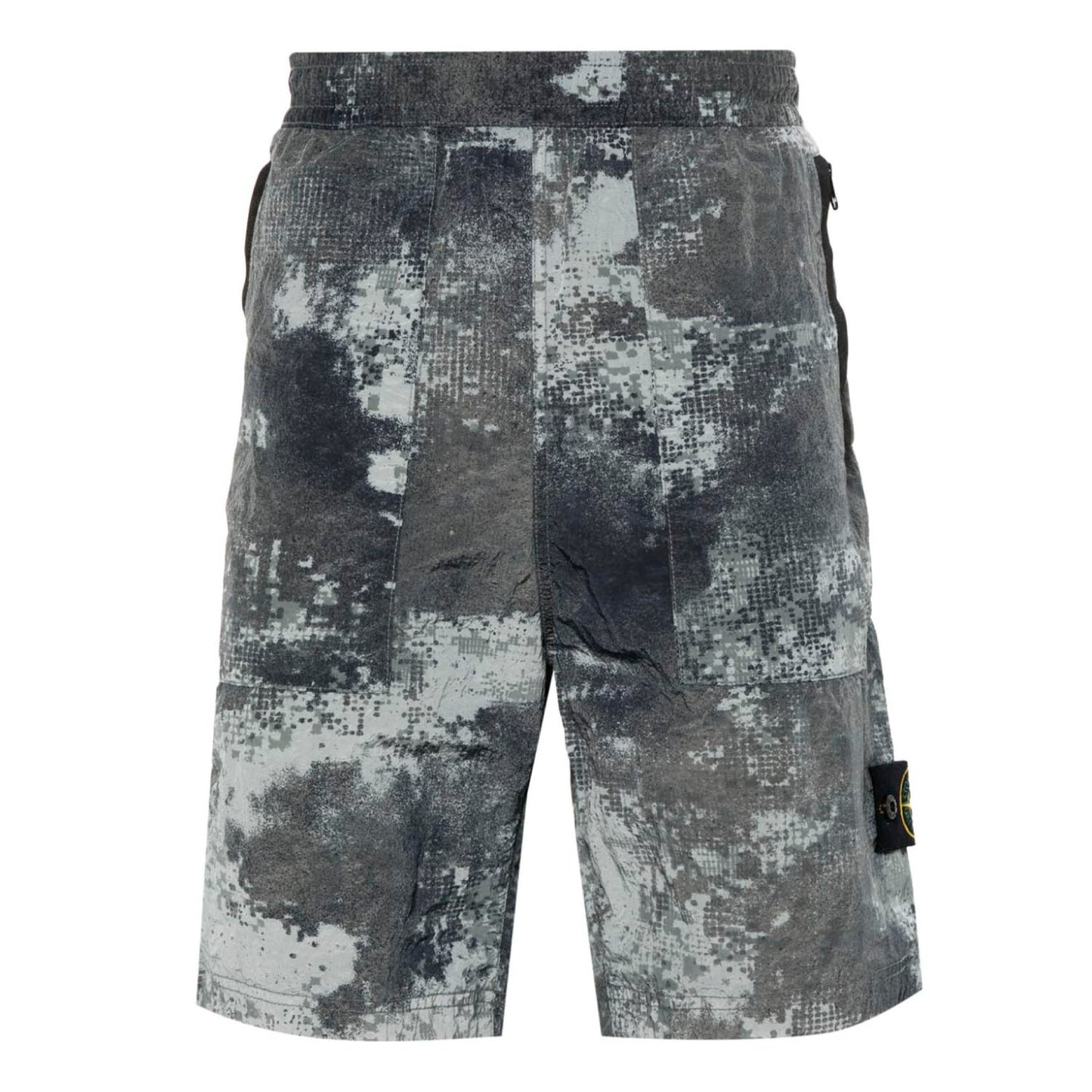 Шорты мужские Stone IslandGray Drawstring Shorts