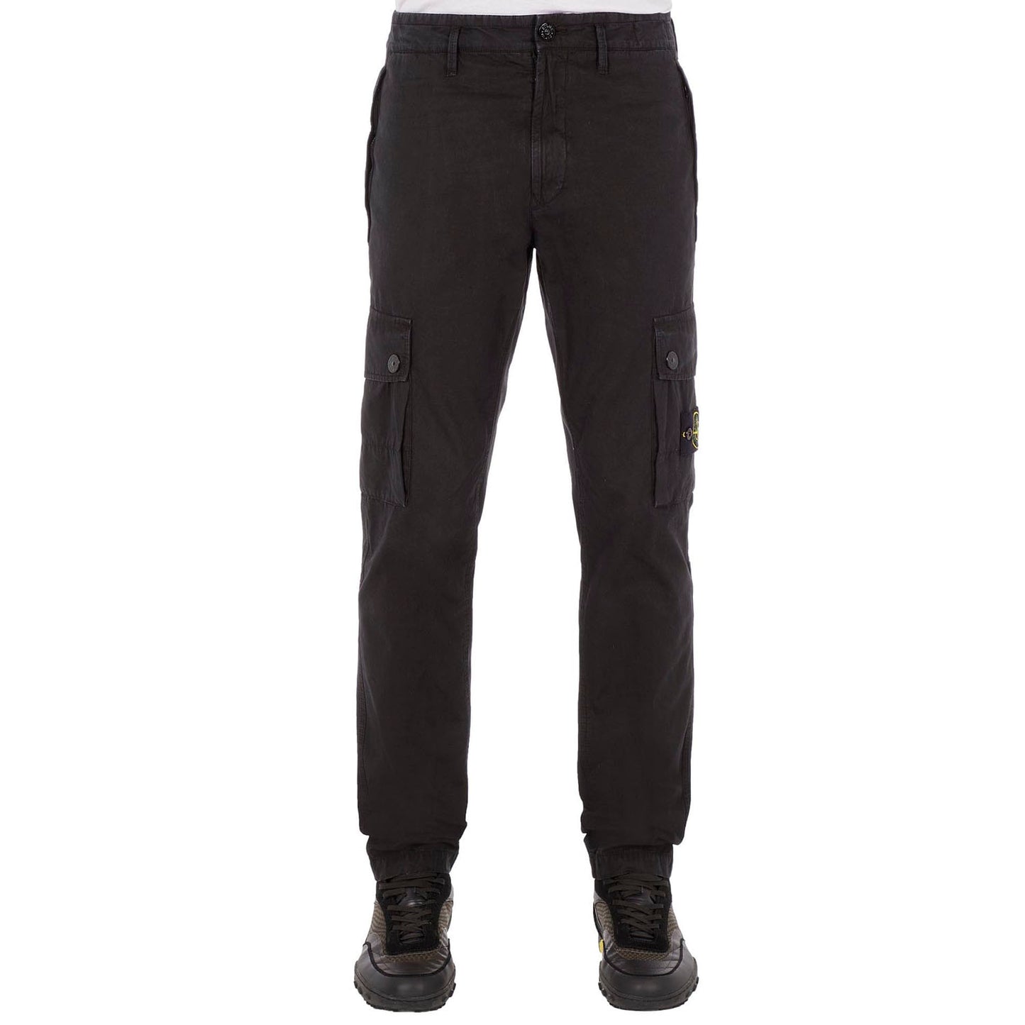 Штани чоловічі Stone Island Black Patch Cargo Pants