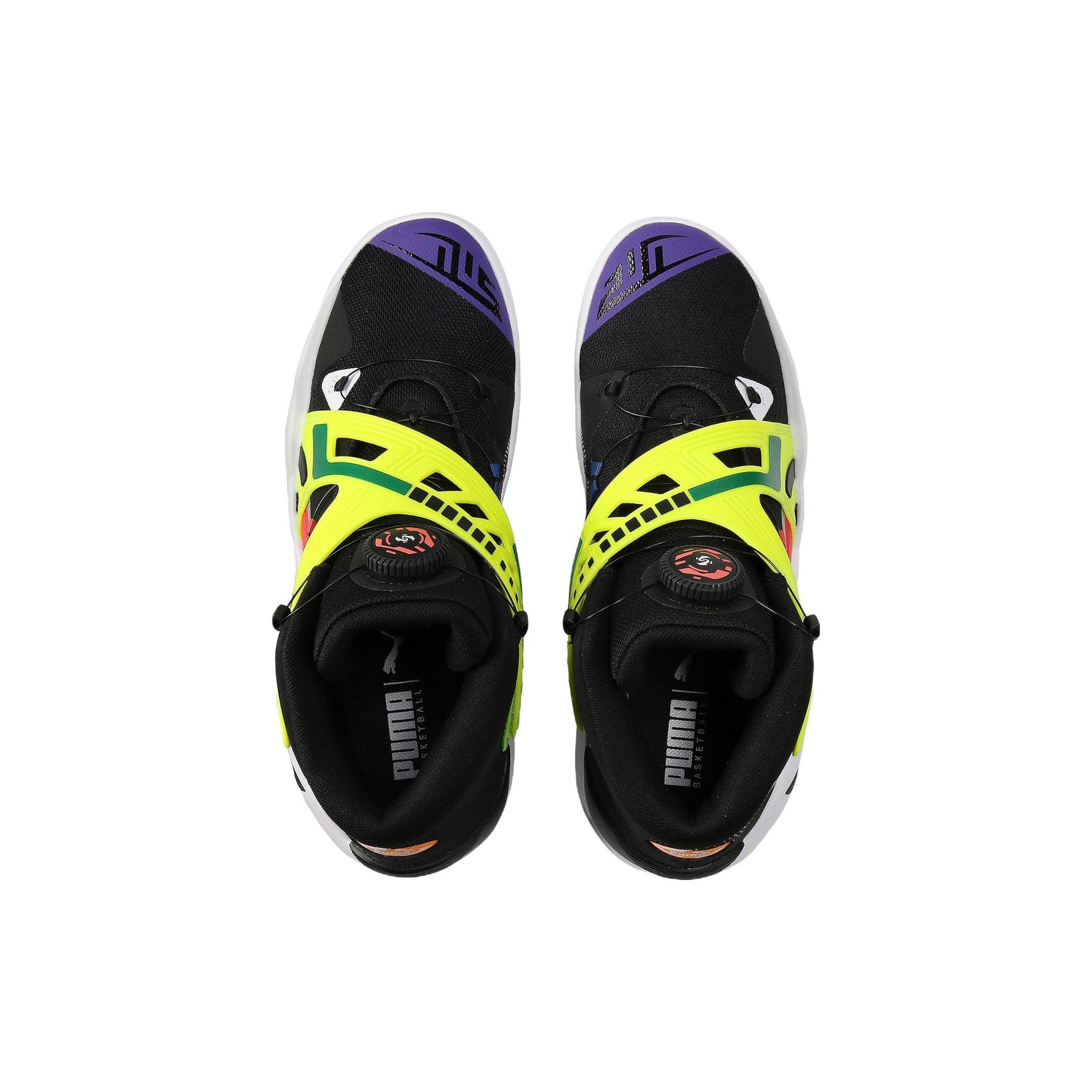 Кросівки чоловічі Puma Disc Rebirth Black Yellow Alert