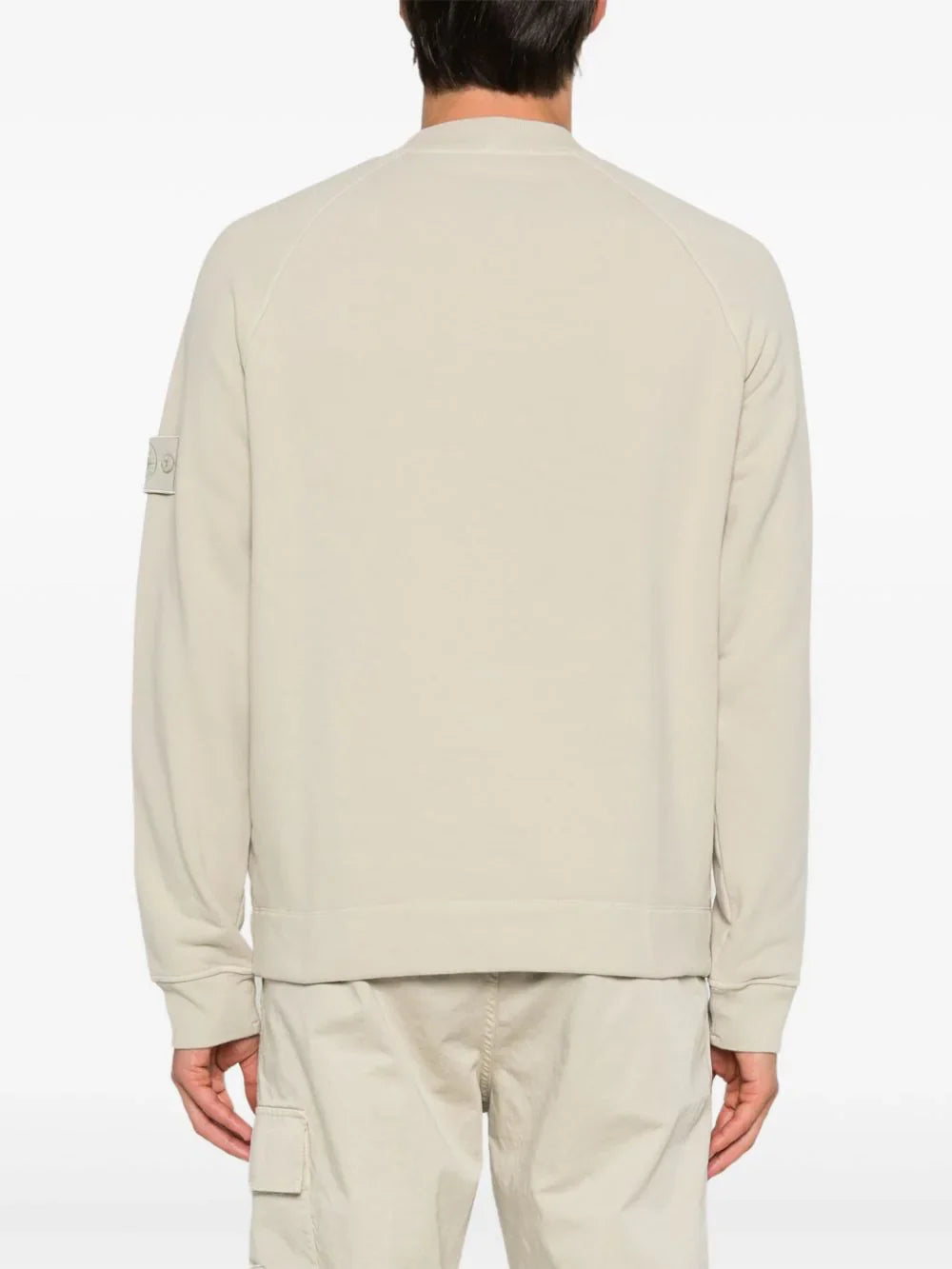 Светр чоловічий STONE ISLAND Black Ghost Piece Sweatshirt in Beige