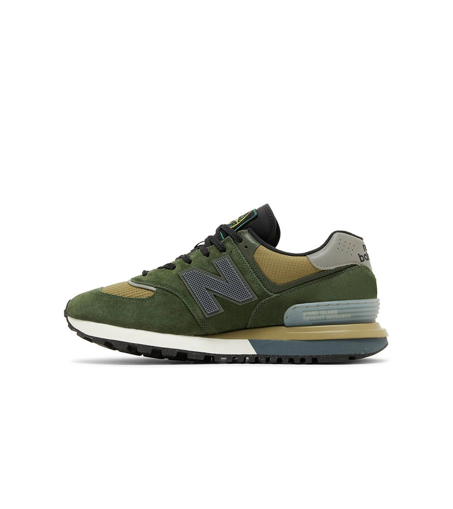 Кроссовки мужские New Balance Stone Island x 574 Legacy 'Dark Green'