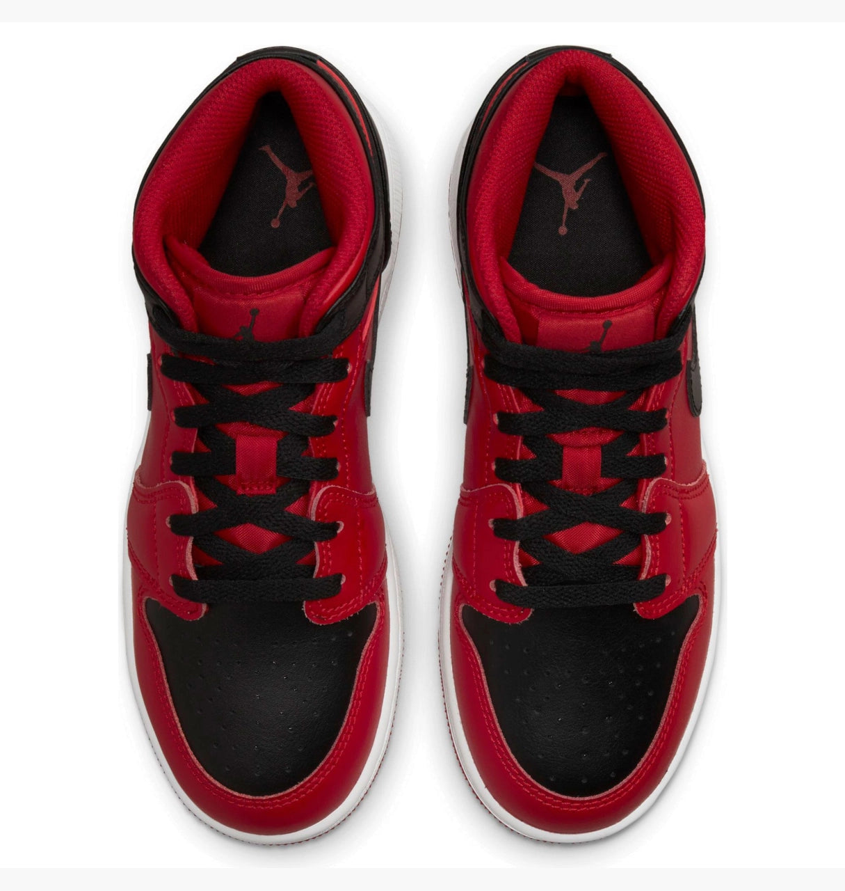 Кросівки жіночі Air Jordan 1 Mid Reverse Bred Kids