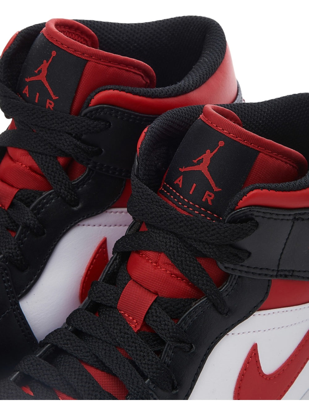 Кроссовки мужские Air Jordan 1 Mid Bred Toe Mens