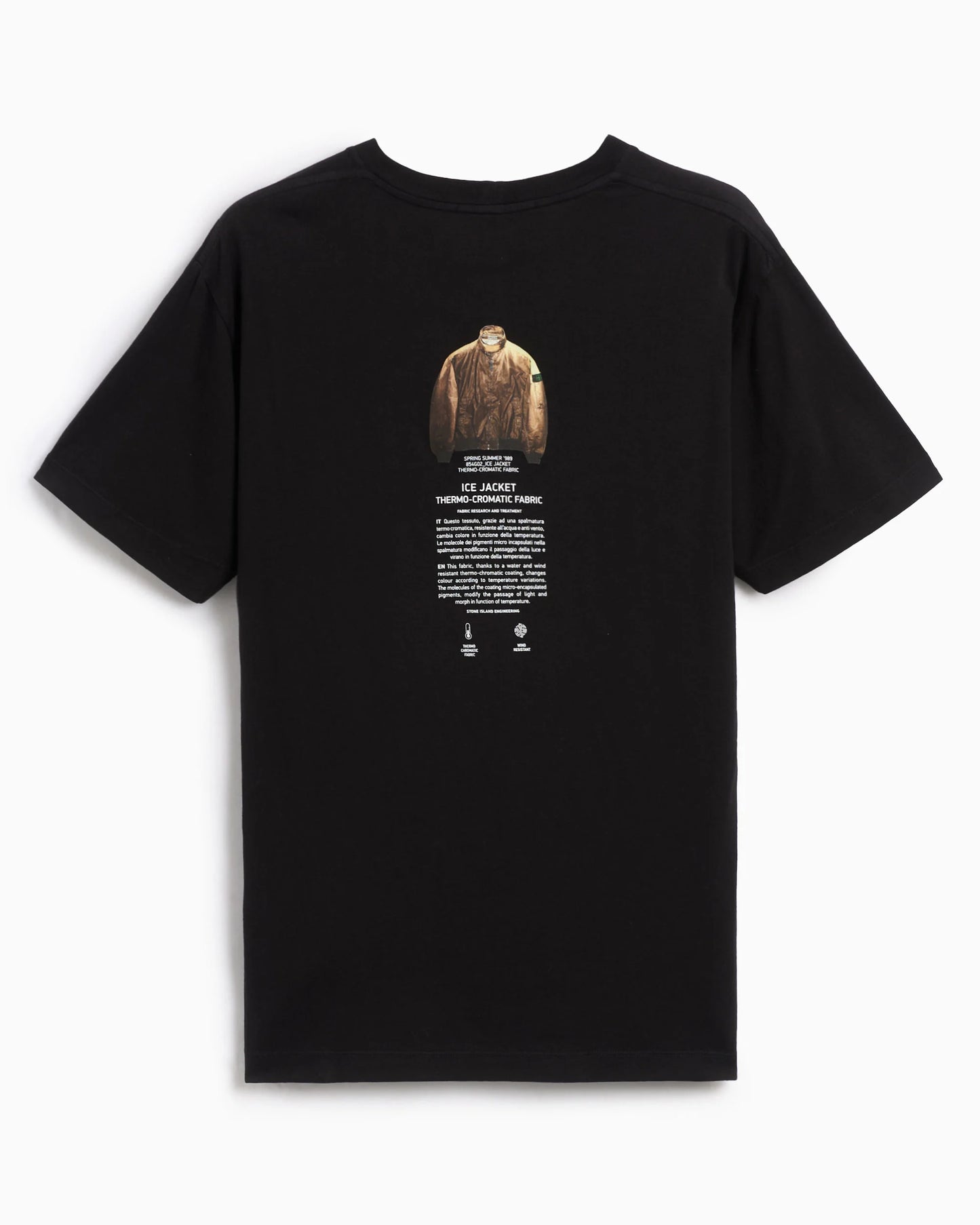 Футболка чоловіча Stone Island Black 'Archivio' T-Shirt