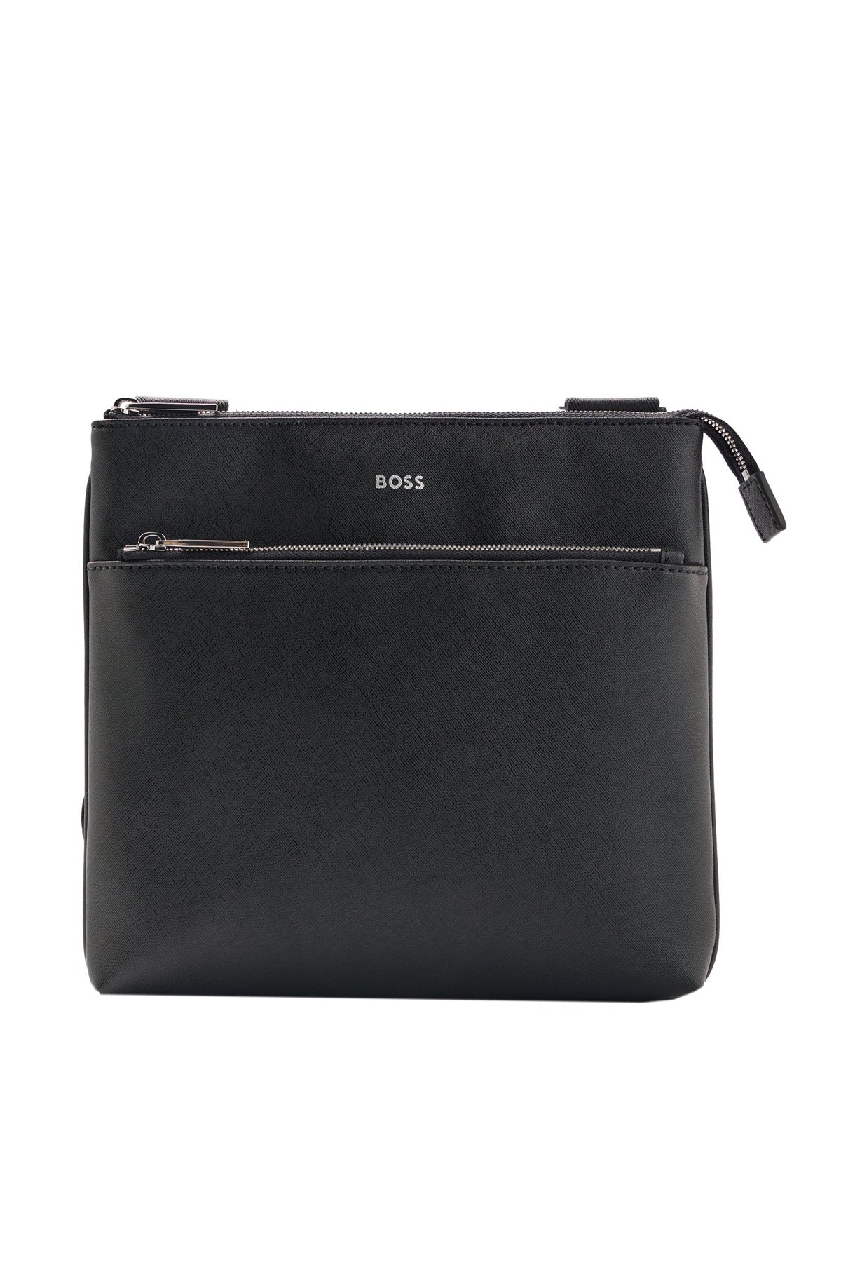 Сумка мужская Boss Leather Messanger in Black