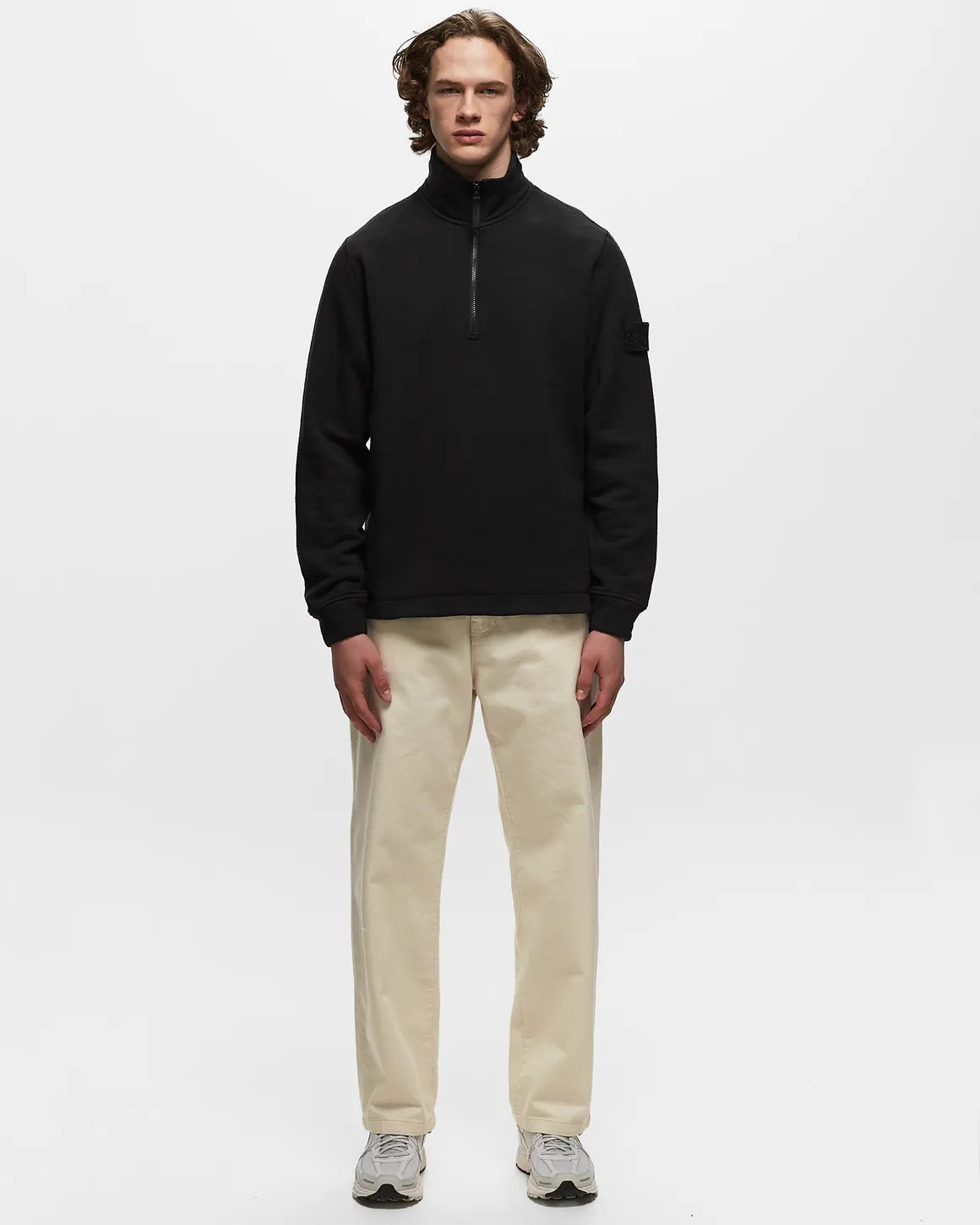 Светр чоловічий STONE ISLAND Ghost Piece Sweatshirt in Black