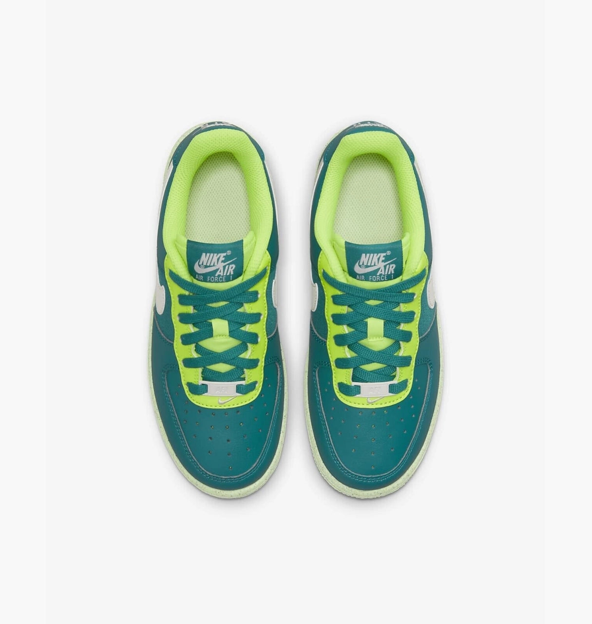 Кросівки жіночі Nike (GS) Nike Air Force 1 Crater Next Nature 'Bright Spruce Volt'