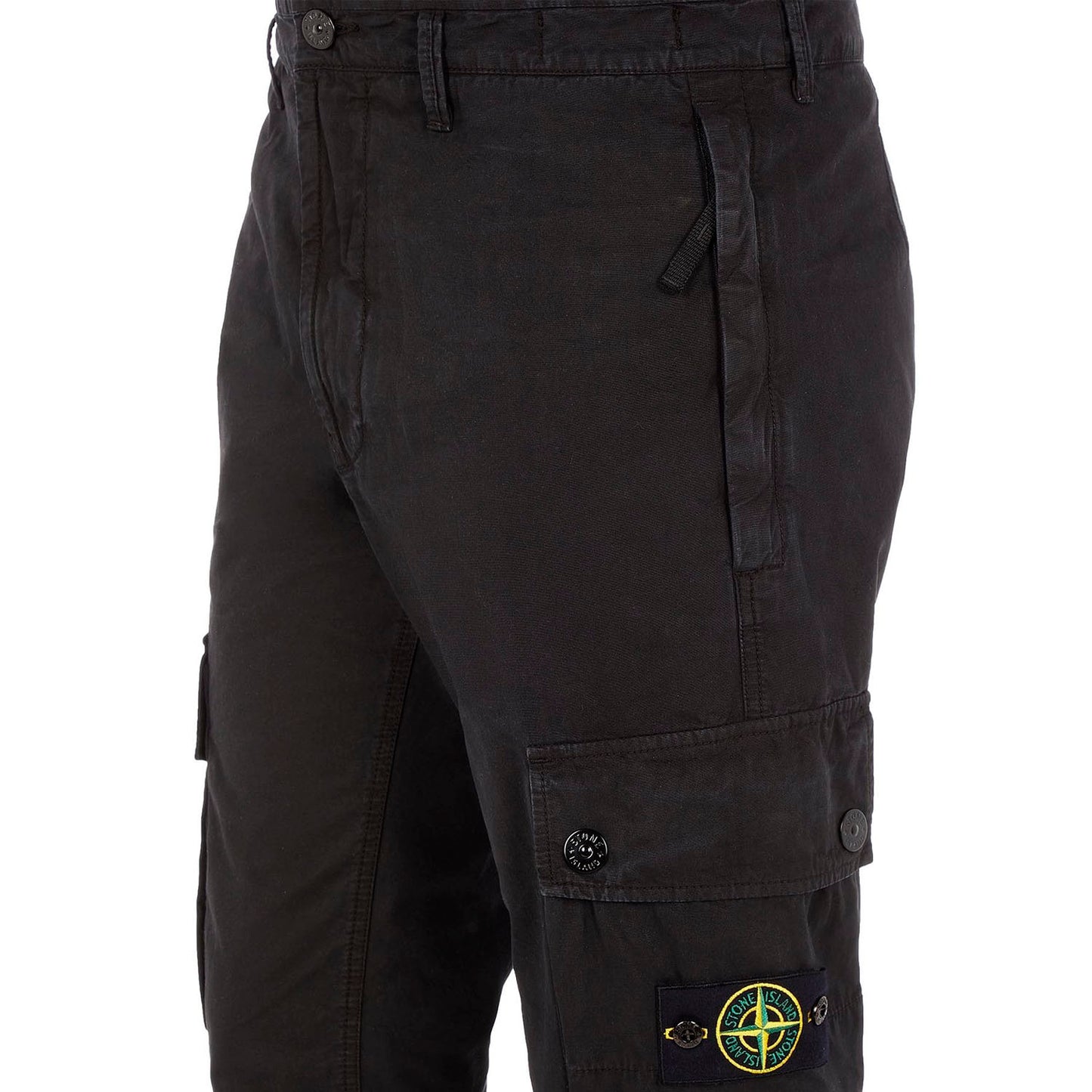 Штани чоловічі Stone Island Black Patch Cargo Pants