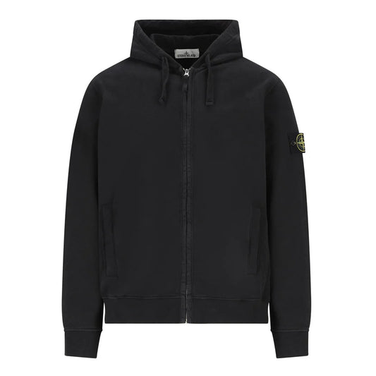 Худі чоловіче Stone island Compass Patch Zip-Up Hoodie