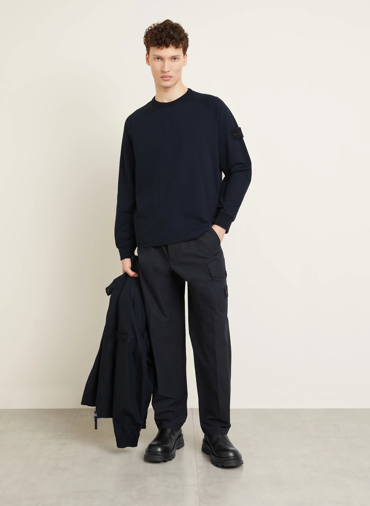 Світшот чоловічий Stone Island Ghost Piece Logo Crewneck