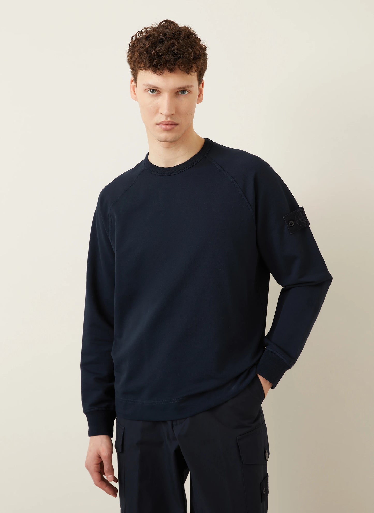 Світшот чоловічий Stone Island Ghost Piece Logo Crewneck