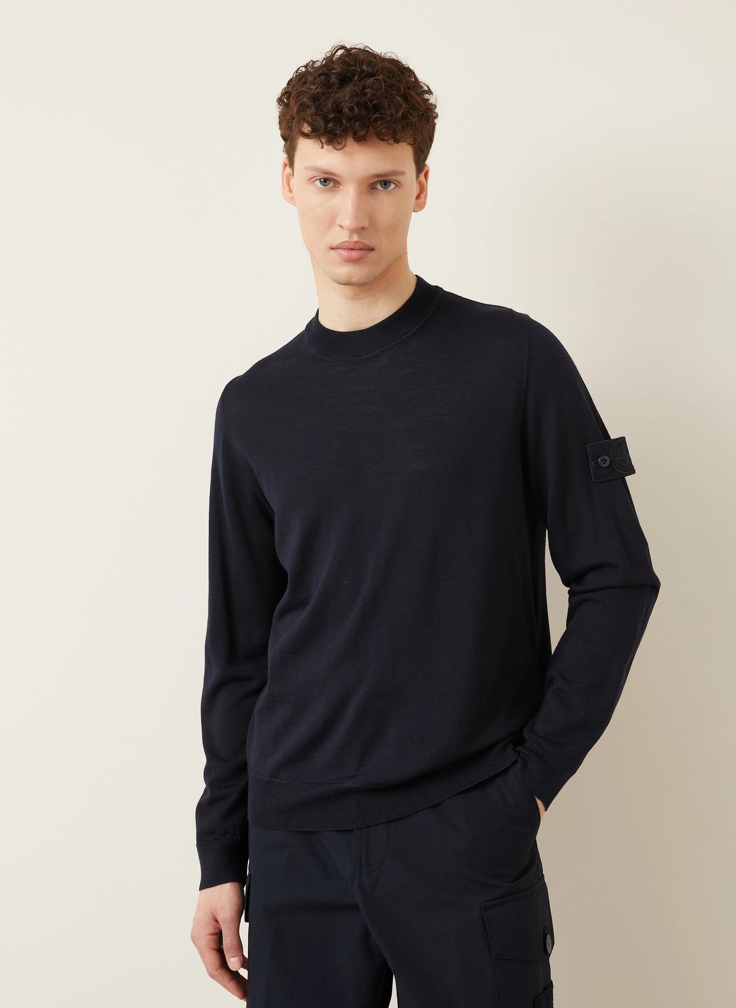 Світшот чоловічий Stone Island Ghost Piece Logo Crewneck