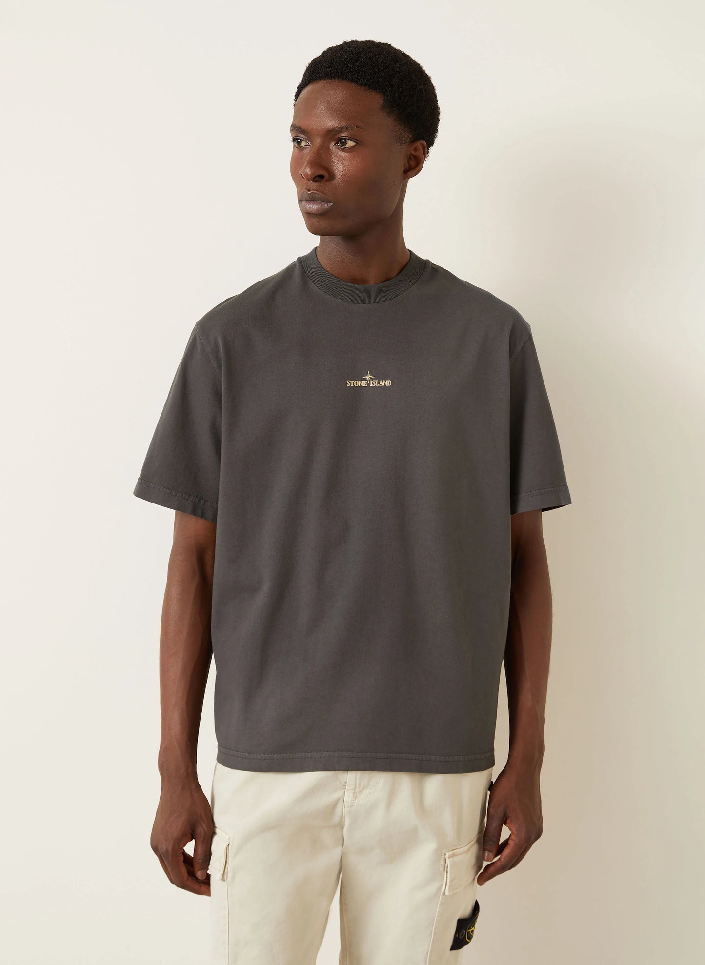Футболка чоловіча Stone Island Combed Organic Cotton Jersey