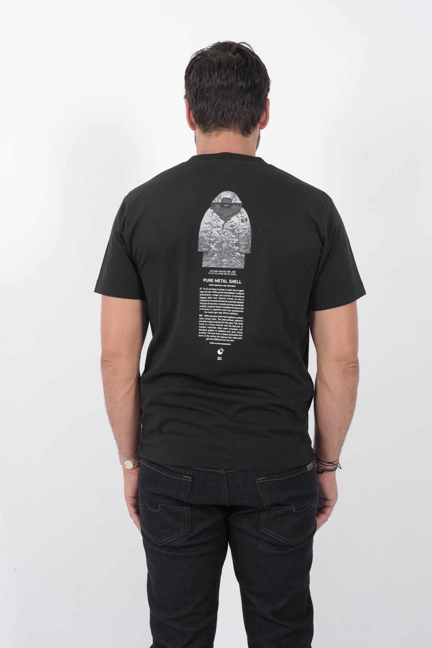 Мужская футболка Stone Island Logo Archivio T-Shirt