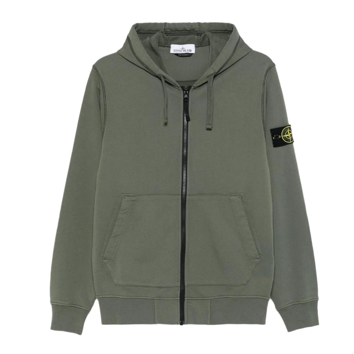 Кофта з капюшоном Stone Island Olive Zip Hoodie
