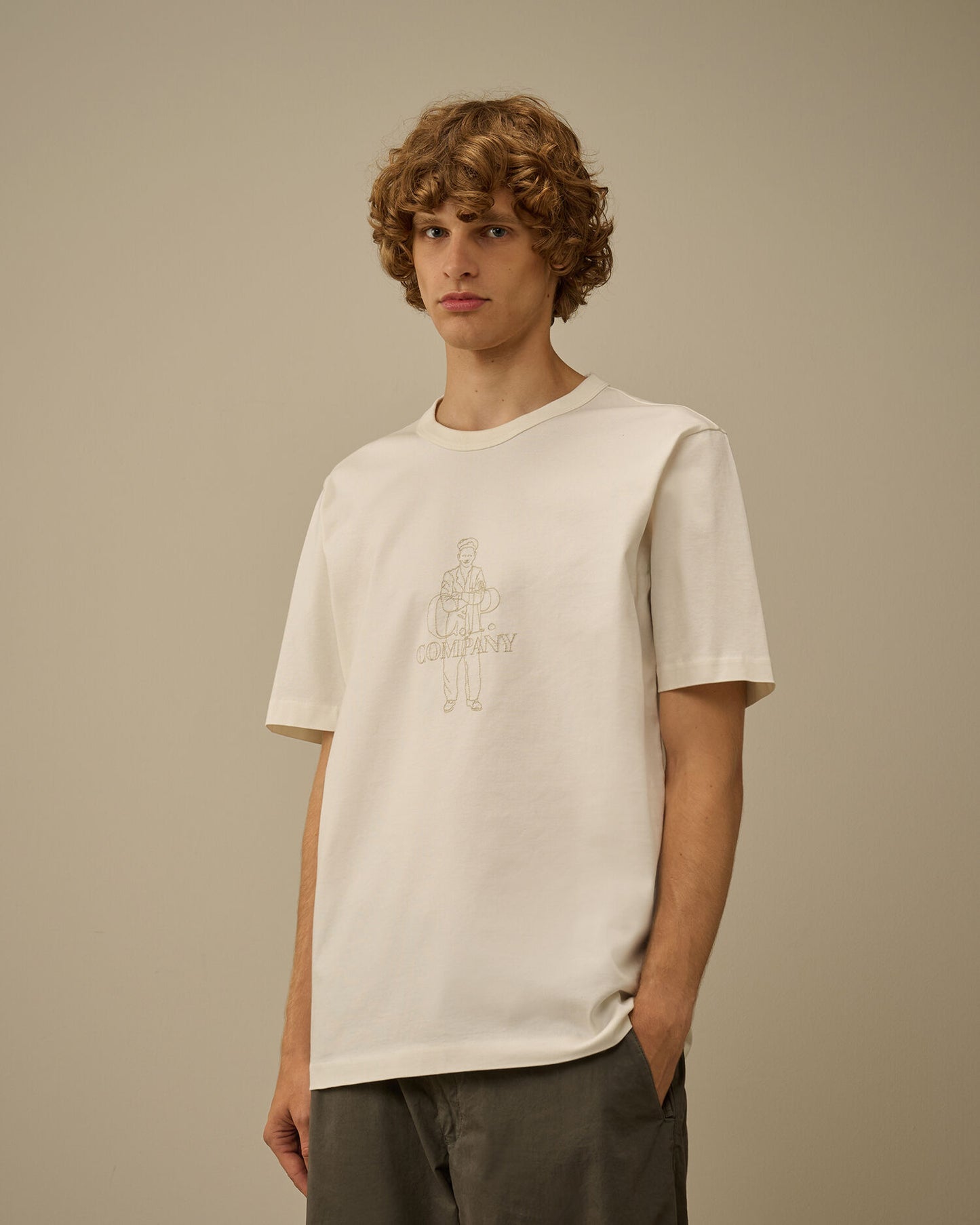 Футболка чоловіча CP Company Mercerized 30/2 T-Shirt
