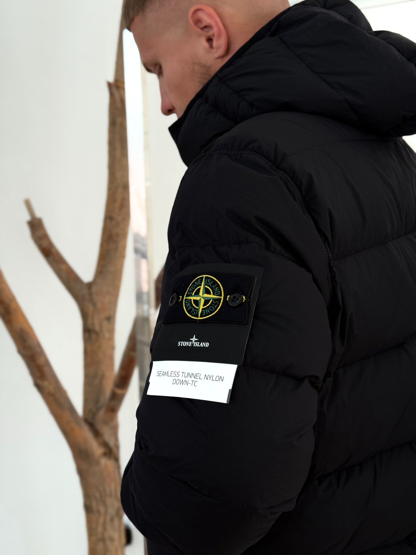 Пуховик чоловічий Stone Island Seamless Tunnel Nylon Down Jacket