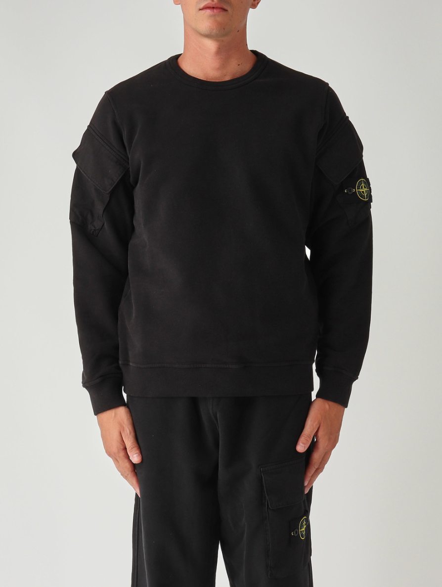 Светр чоловічий Stone island  Logo Patch Crewneck Sweater