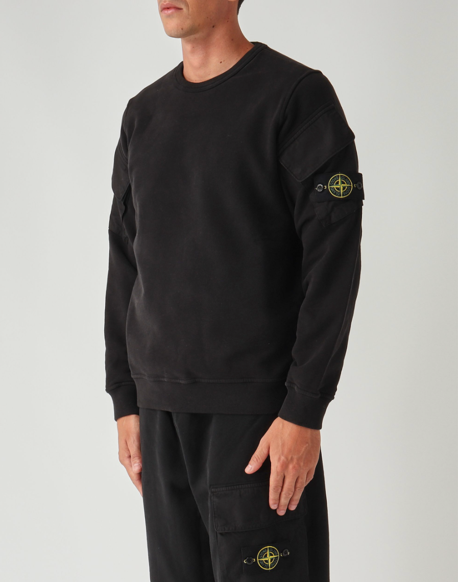 Светр чоловічий Stone island  Logo Patch Crewneck Sweater