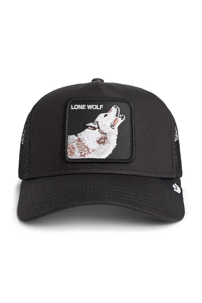 Кепка чоловіча Goorin Bros The Lone Wolf Trucker Hat - Black