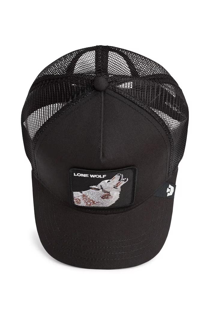 Кепка чоловіча Goorin Bros The Lone Wolf Trucker Hat - Black