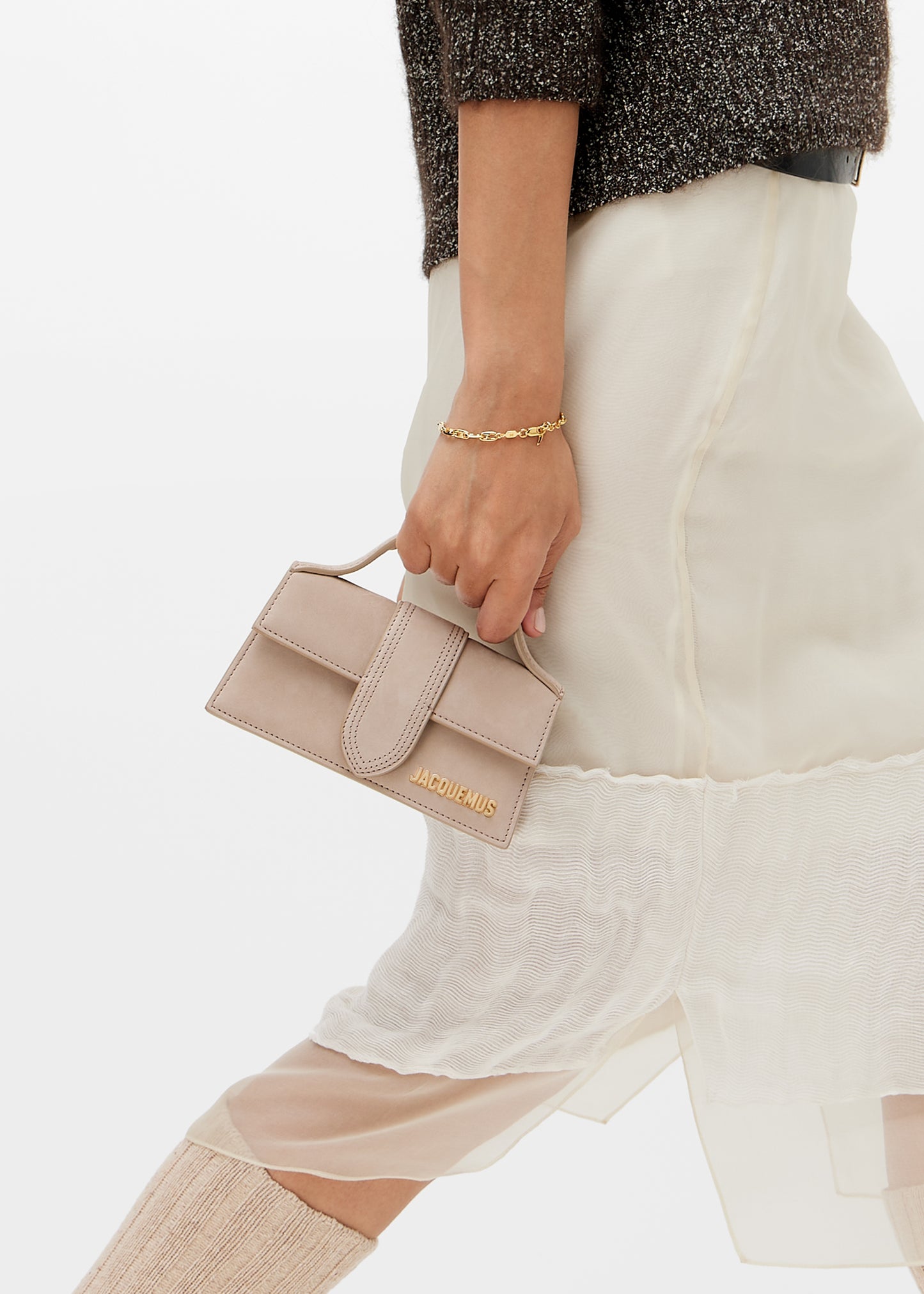 Сумка женская Jacquemus Beige Les Classiques 'Le Bambino'