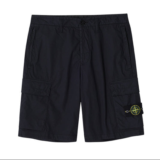 Шорти чоловічі Stone Island Logo Patch Bermuda Shorts in Navy