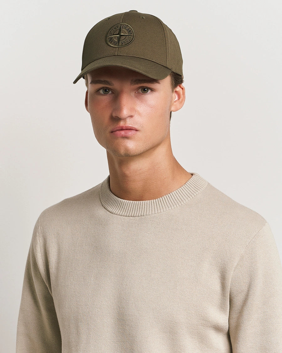 Кепка чоловіча Stone Island Logo Embroidered Cap
