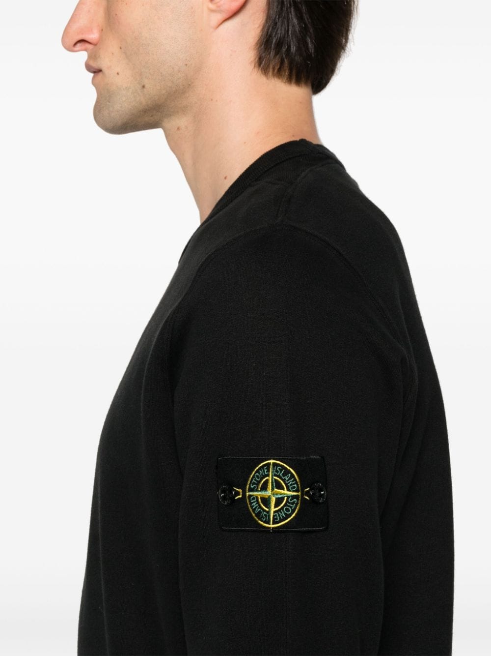 Светер чоловічий Stone Island Logo Patch Crewneck Sweatshirt