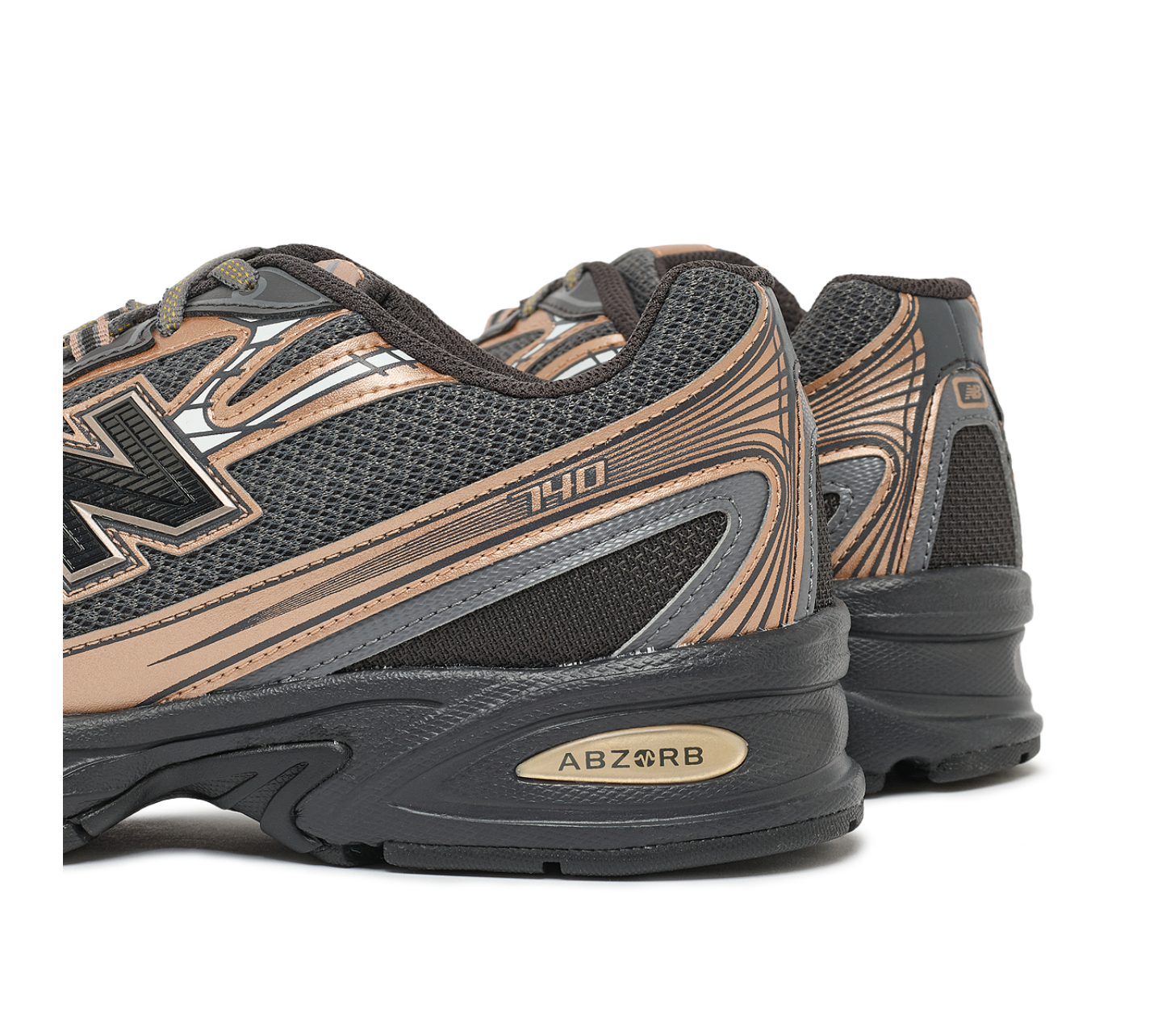 Кросівки унісекс New Balance 740v2 'Black Castlerock Gold'
