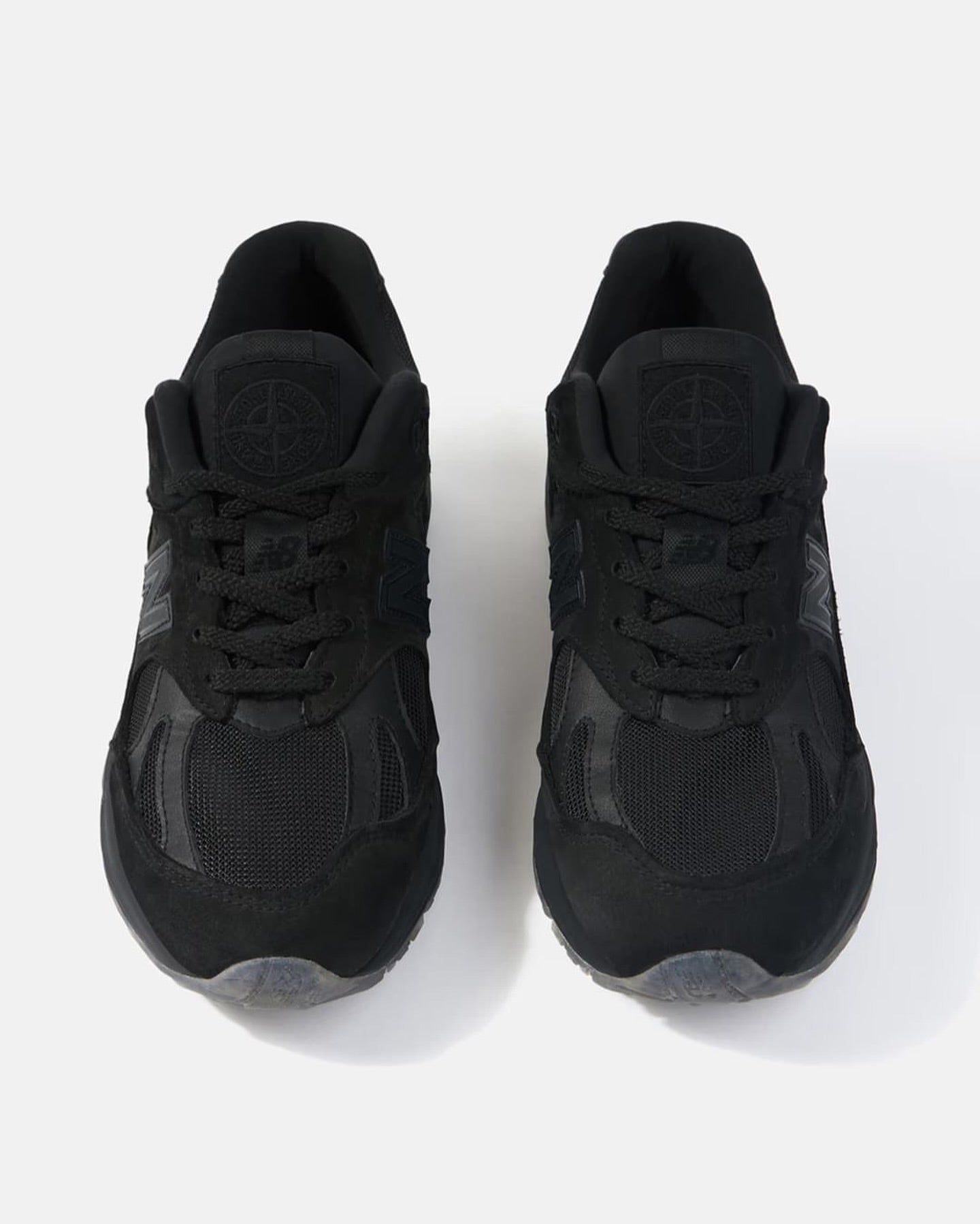 Кроссовки мужские Stone Island x 991v2 Made in England Ghost Pack - Black