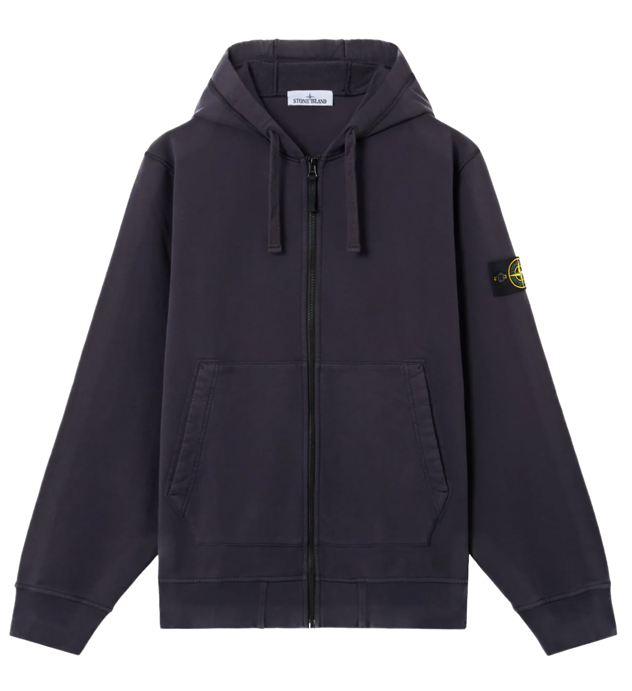 Кофта з капюшоном Stone Island Logo Patch Zip-Up Hoodie