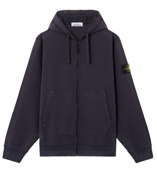 Кофта з капюшоном Stone Island Logo Patch Zip-Up Hoodie