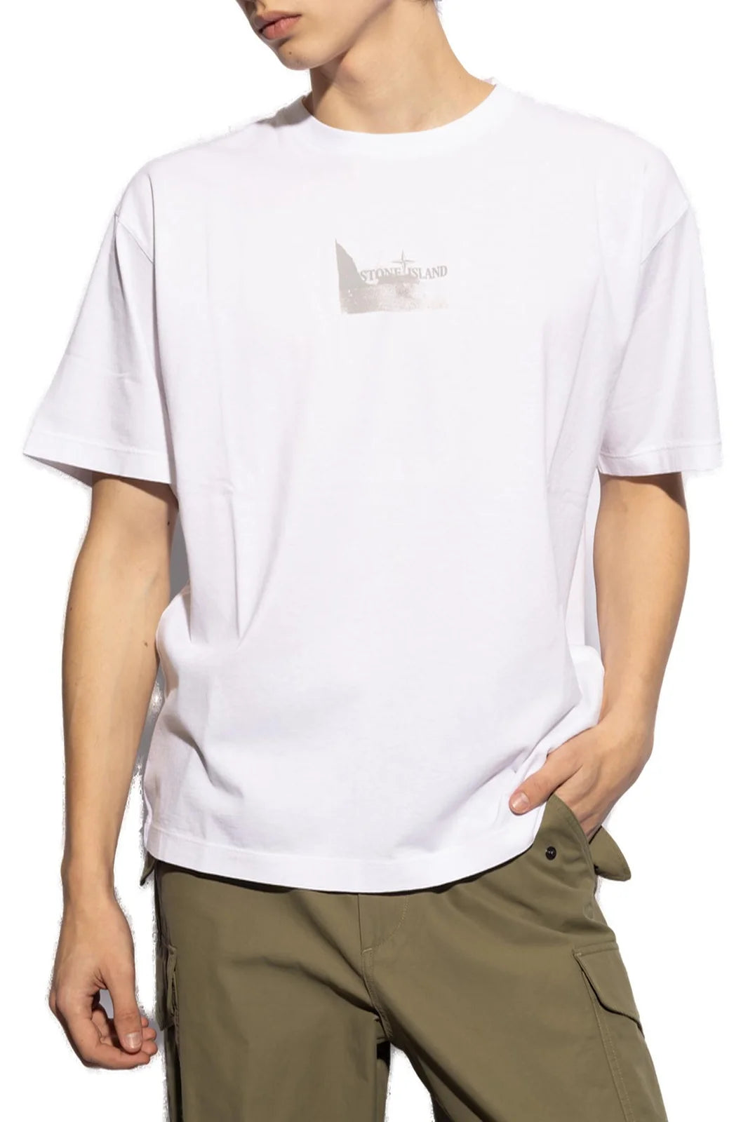 Футболка чоловіча Stone Island Logo Printed T-shirt