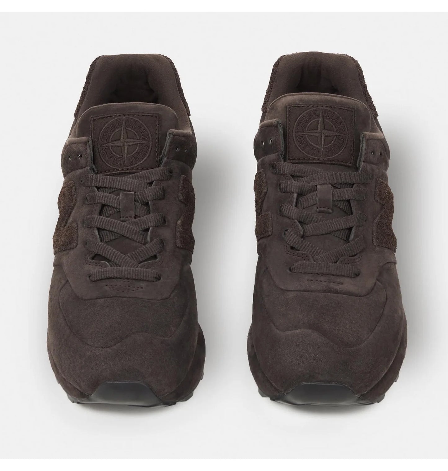 Кросівки чоловічі Stone Island New Balance 574 Ghost "Dark Brown"