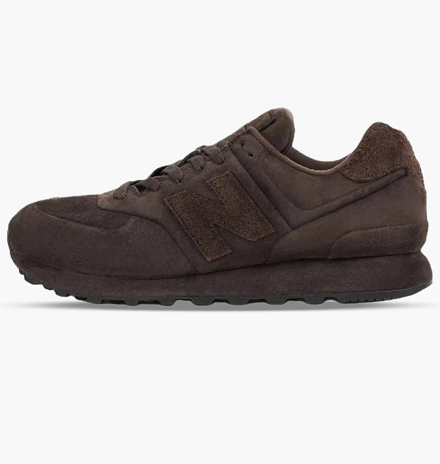 Кросівки чоловічі Stone Island New Balance 574 Ghost "Dark Brown"