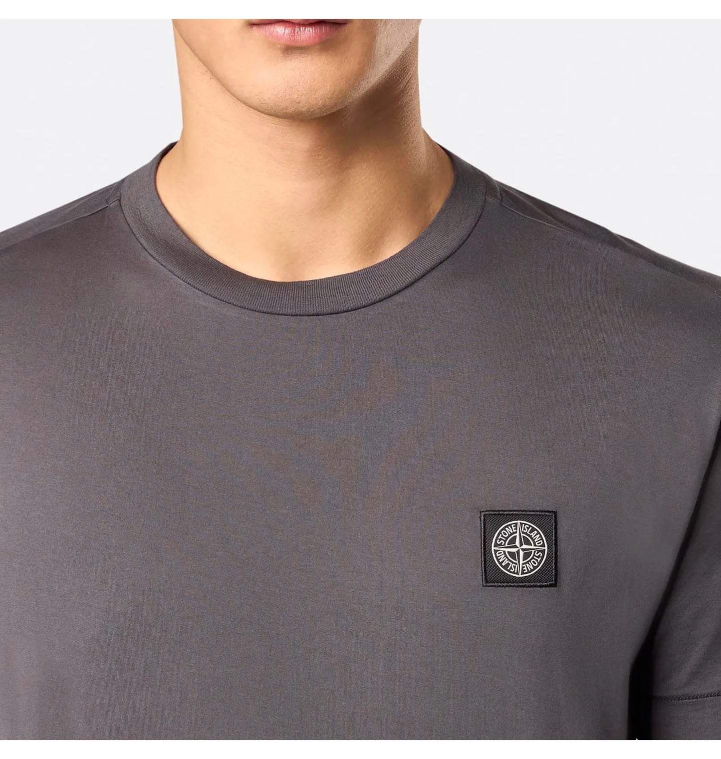 Футболка чоловіча Stone Island Compass Patch Crewneck T-Shirt