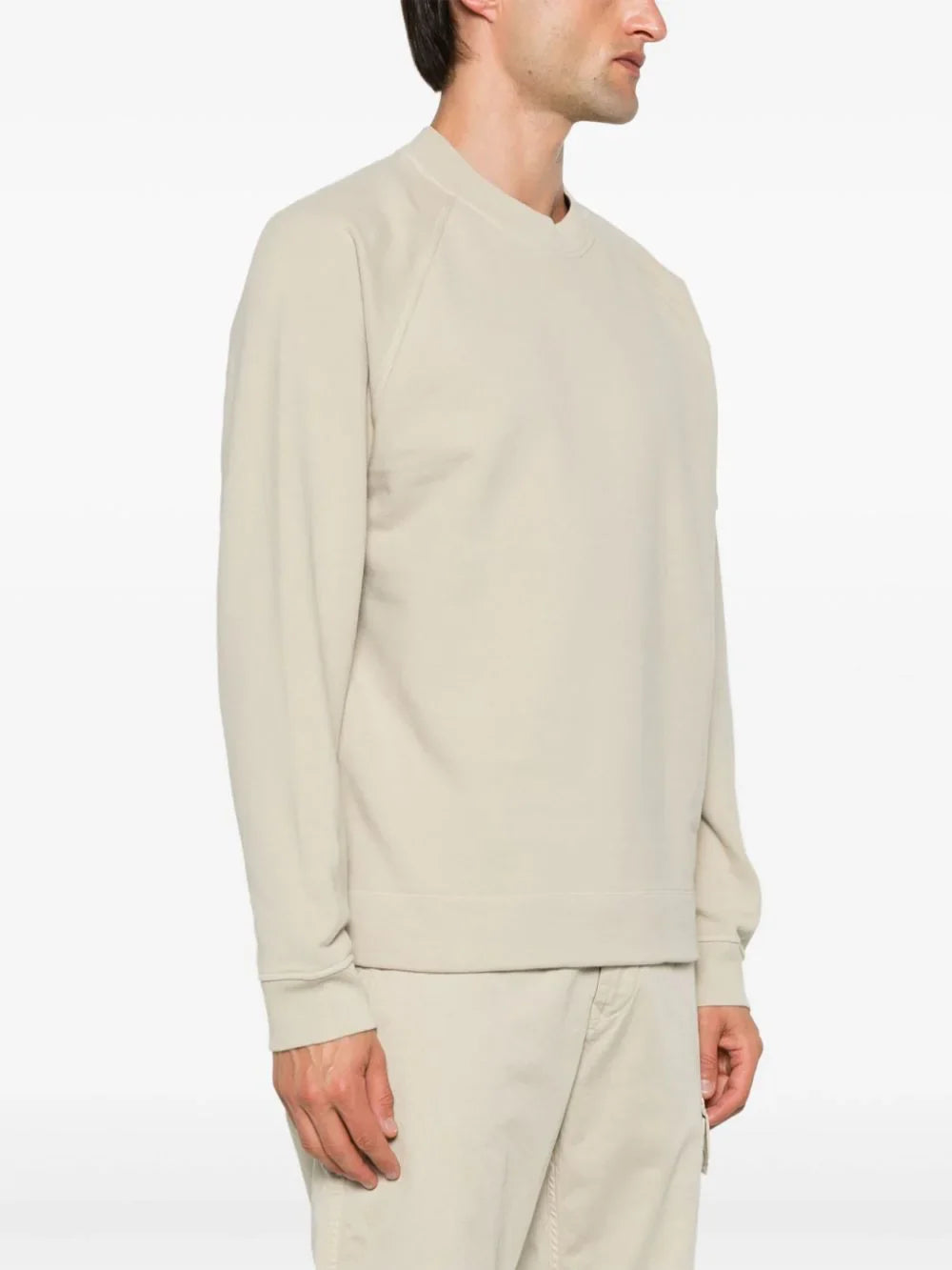 Светр чоловічий STONE ISLAND Black Ghost Piece Sweatshirt in Beige
