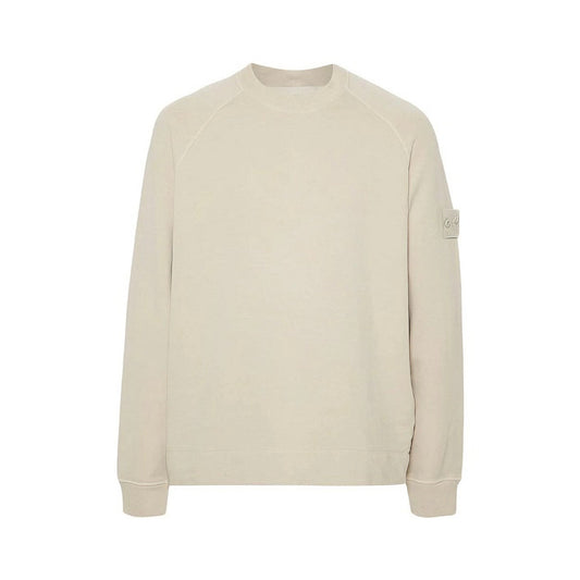 Светр чоловічий STONE ISLAND Black Ghost Piece Sweatshirt in Beige