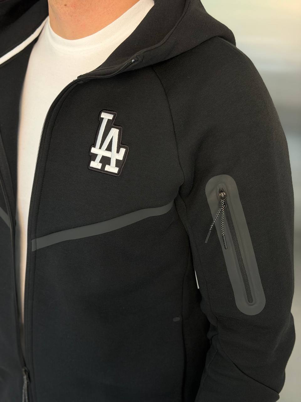 Зіп-худі Nike Tech Fleece Los Angeles Dodgers Windrunner