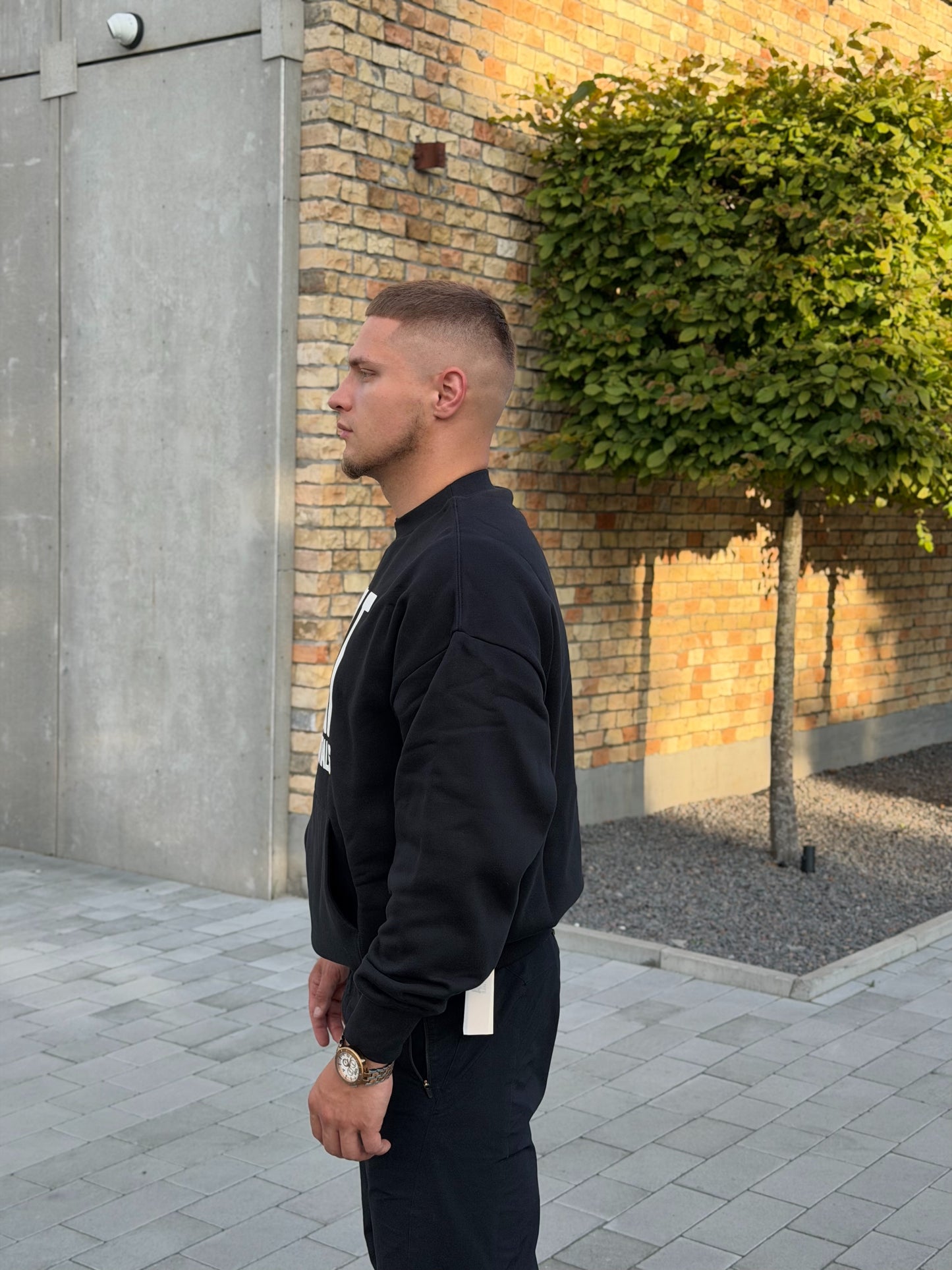 Світер унісекс Fear of God Essentials Heat Sport Crewneck 'Vintage Black'