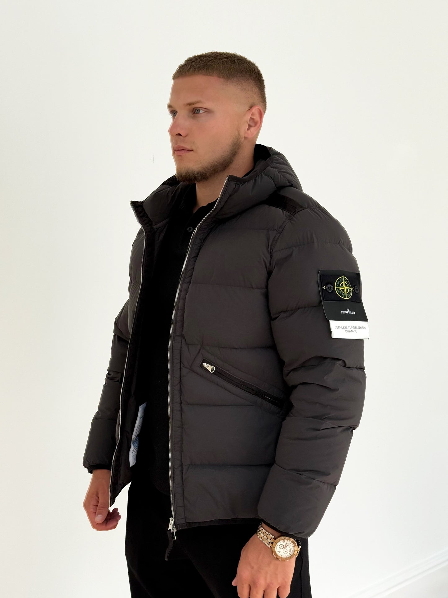 Пуховик чоловічий Stone Island Seamless Tunnel Nylon Down Jacket