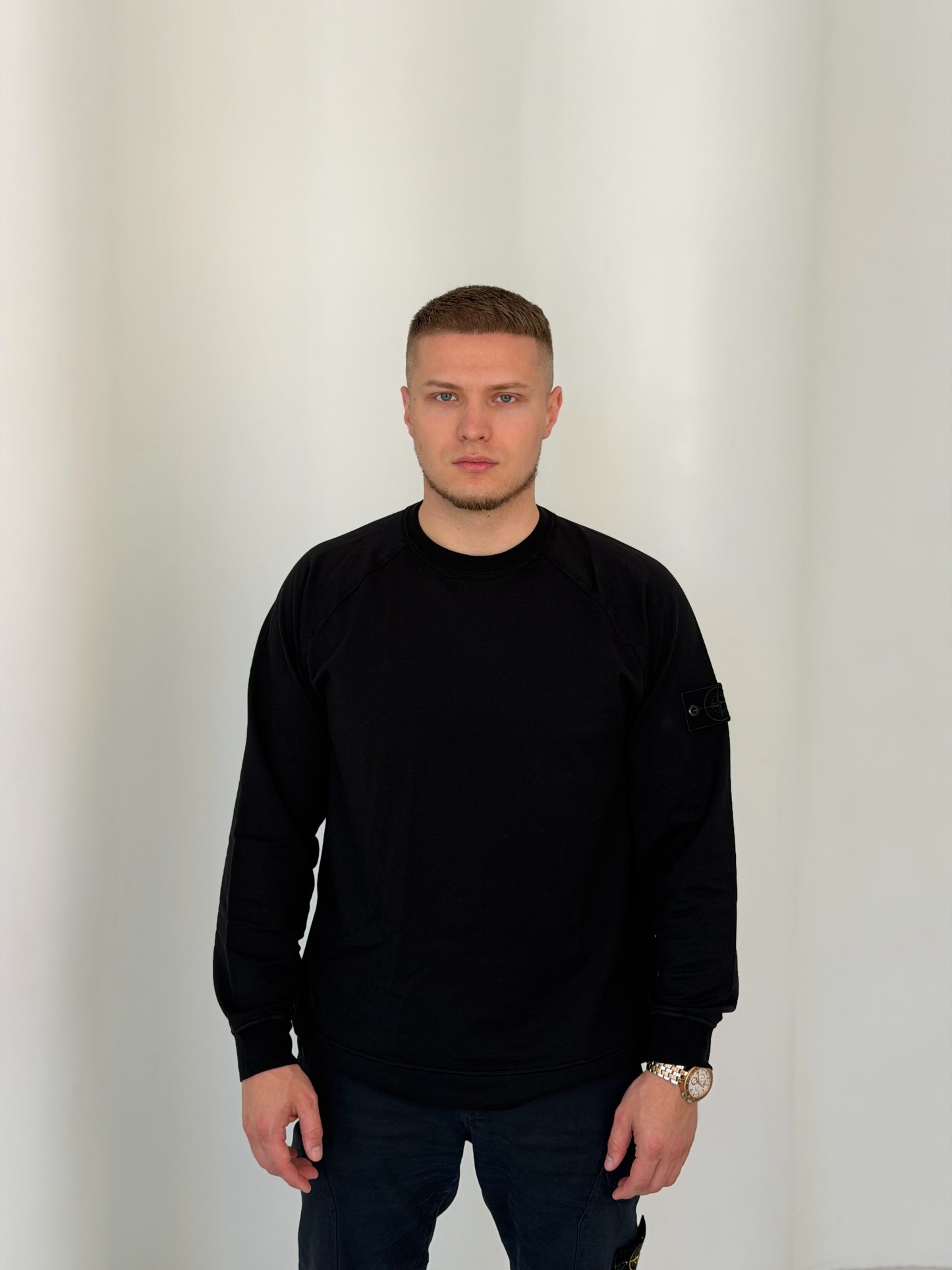 Світшот чоловічий Stone Island Ghost Piece Logo Crewneck