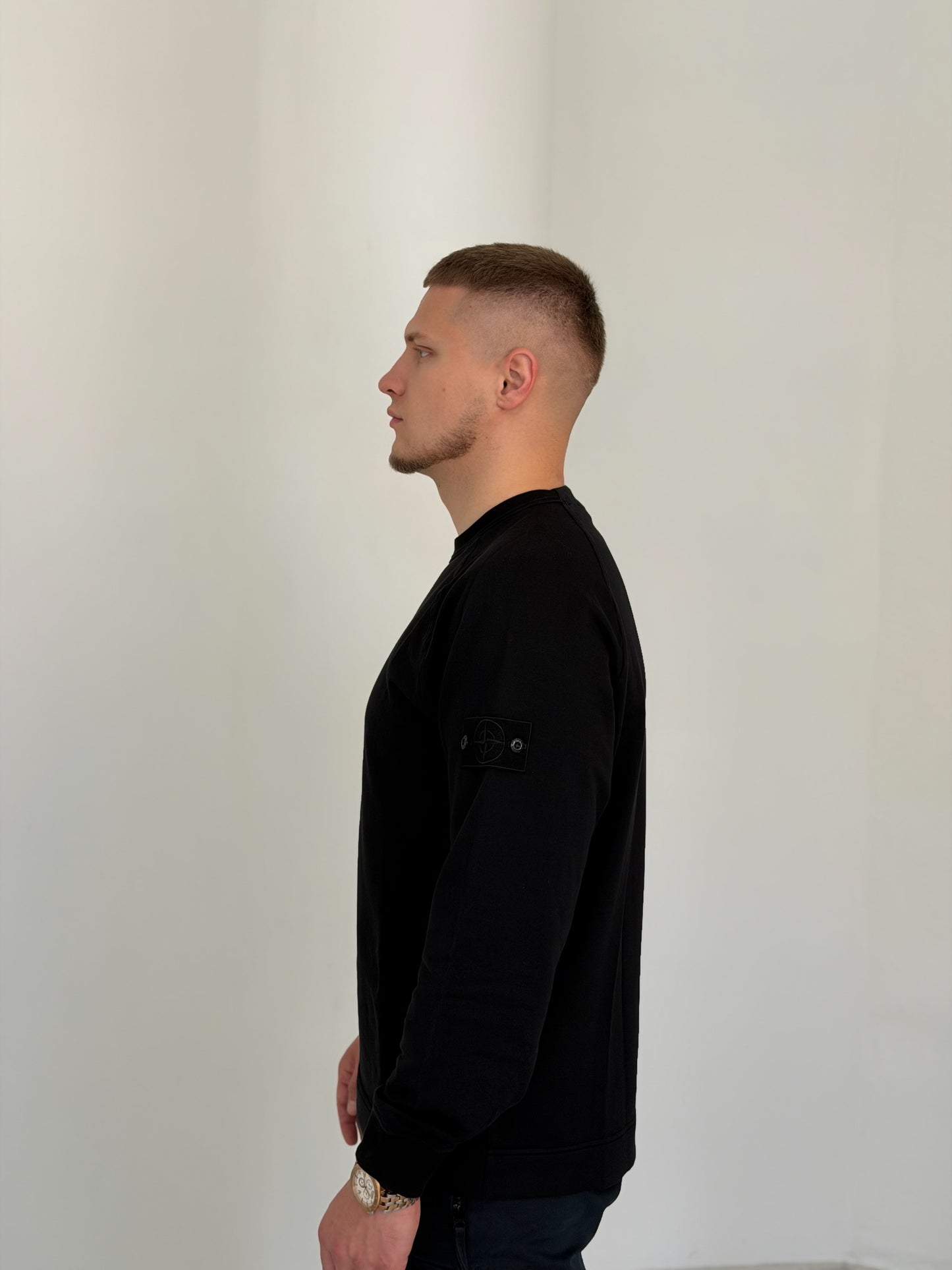Світшот чоловічий Stone Island Ghost Piece Logo Crewneck