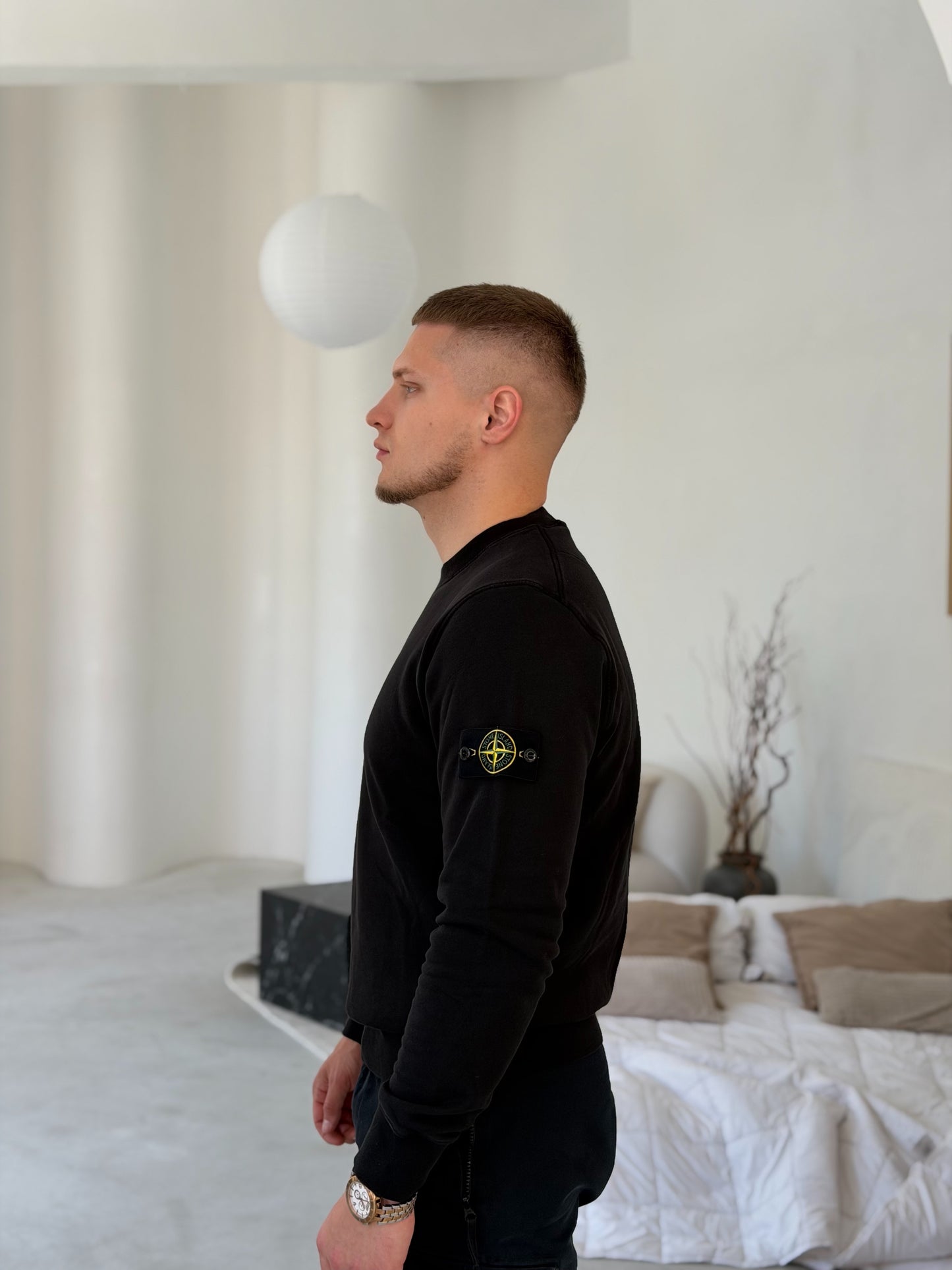 Світер чоловічий Stone Island Logo Patch Crewneck Sweatshirt