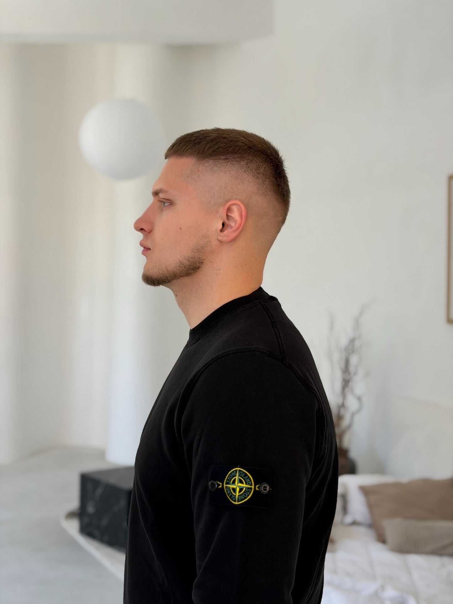 Світер чоловічий Stone Island Logo Patch Crewneck Sweatshirt
