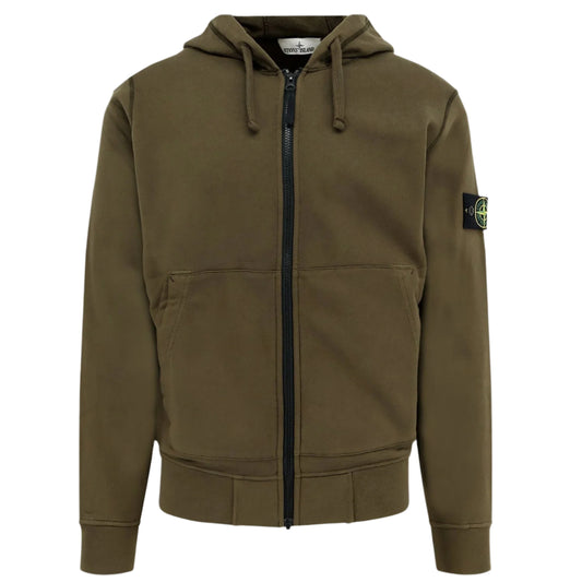 Кофта з капюшоном Stone Island Olive Zip Hoodie