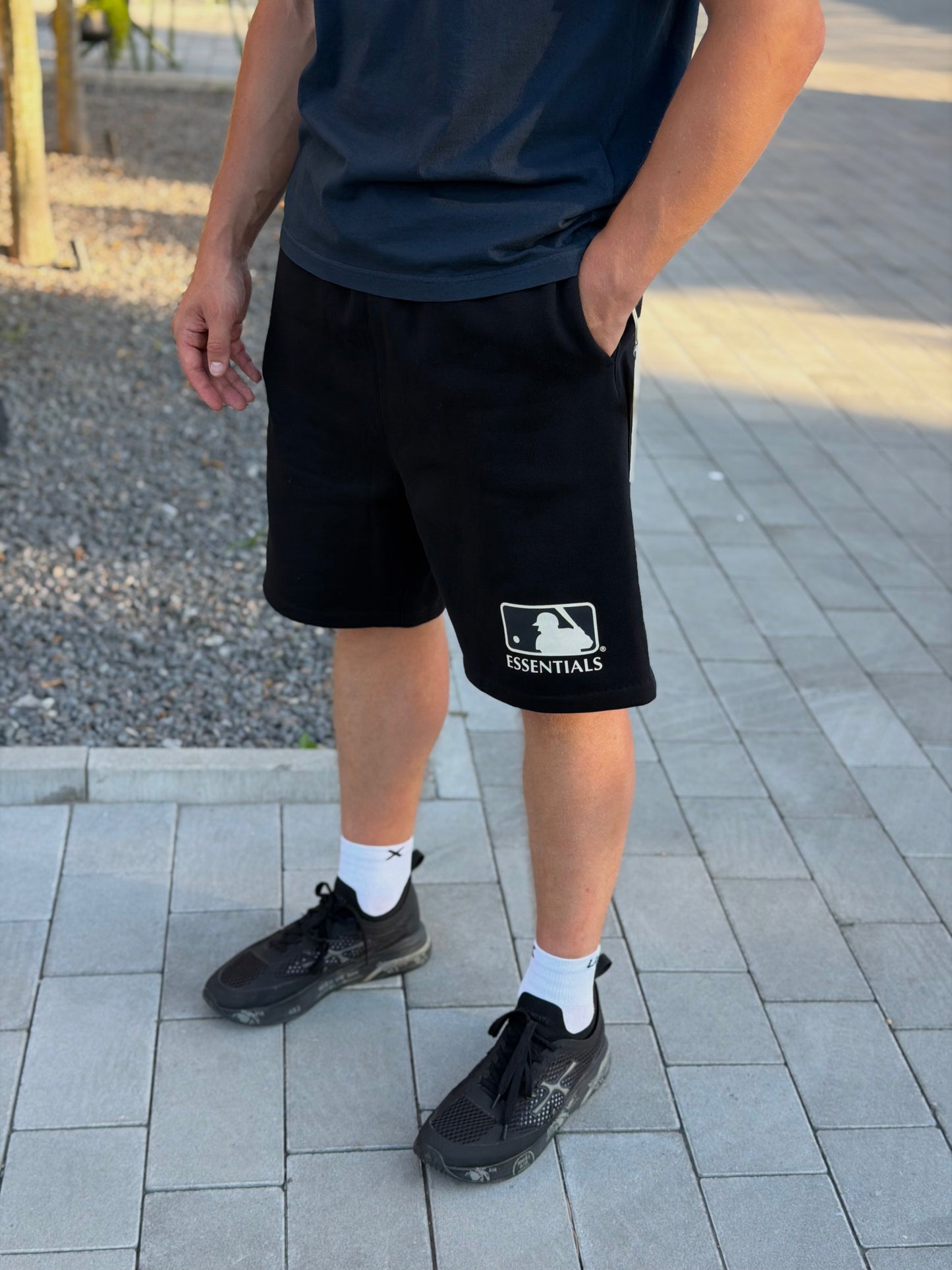 Шорти чоловічі Fear of God x MLB Unisex 90s Sweatshorts - Black
