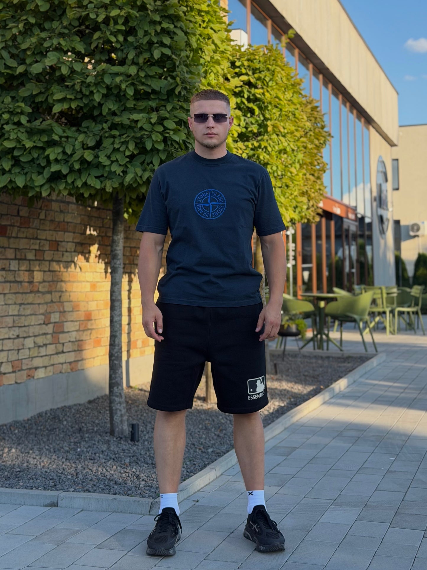 Шорти чоловічі Fear of God x MLB Unisex 90s Sweatshorts - Black