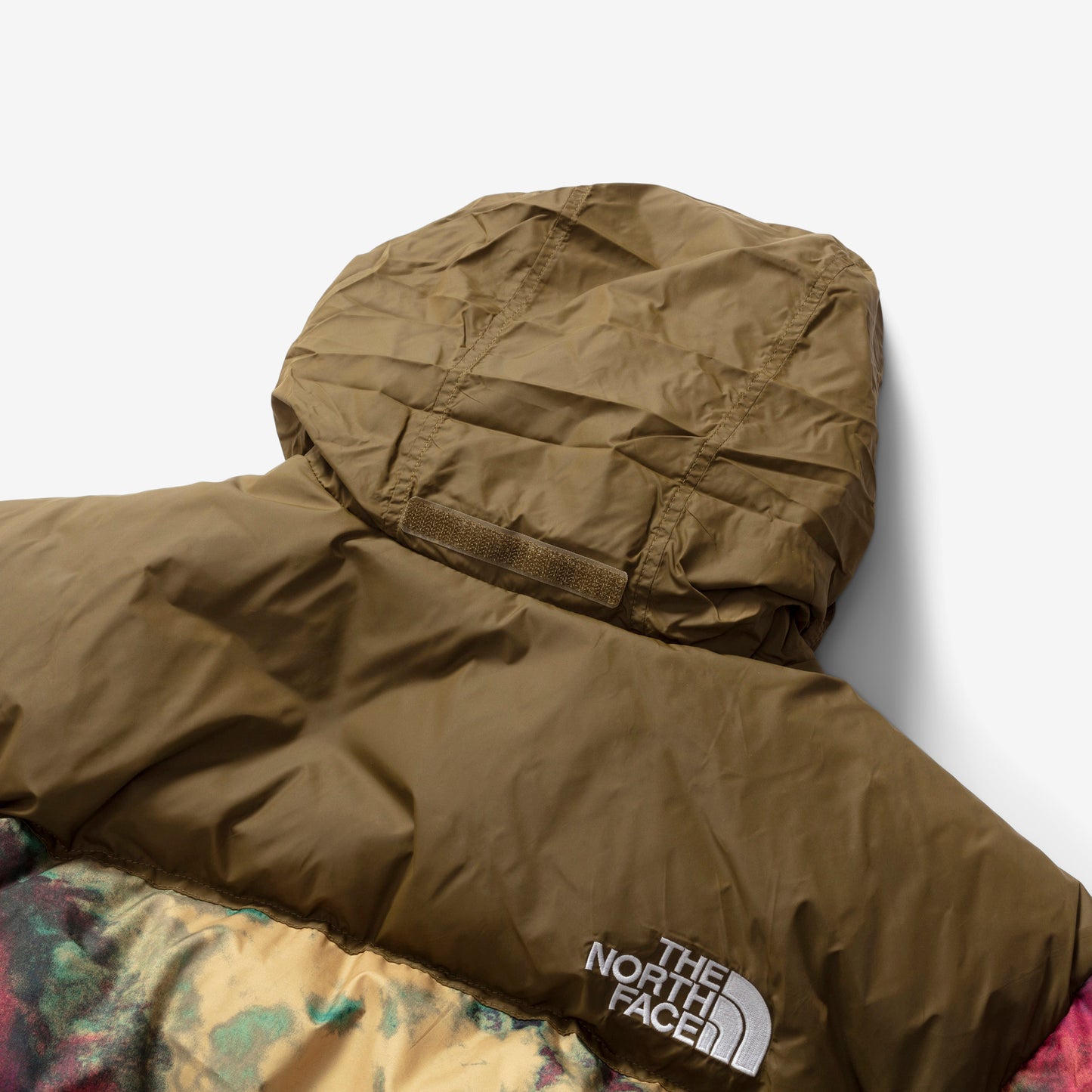 Куртка зимняя The North Face Nuptse 1996 Antelope Tan Ice Dye Print